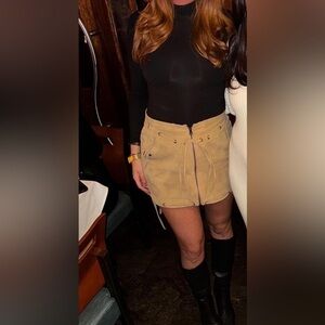 Free People Tan Skirt